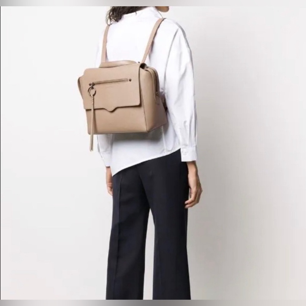 Rebecca Minkoff Beige Leather Backpack